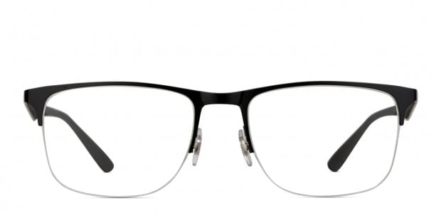 Ray Ban 6362 Shiny Black Eyeglasses Includes FREE Rx Lenses