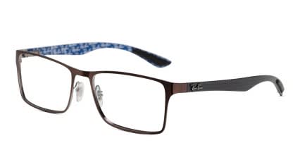 Ray-Ban 8415 Brown glasses - Brown - Angle View