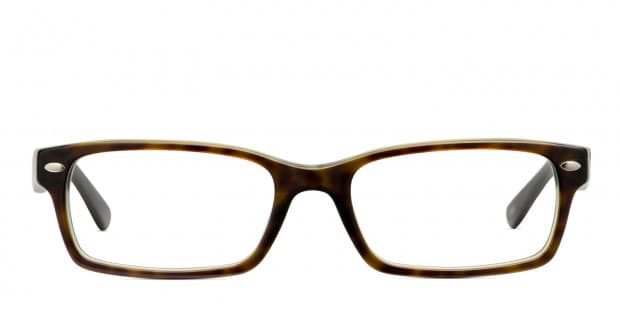 Ray Ban 5206 Havana Green Prescription Eyeglasses
