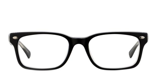 Ray-Ban RB 5286 ブラックフレーム メガネ Ray-Ban 5286 Black Eyeglasses | Includes FREE Rx Lenses