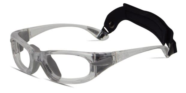 Progear EG-L1030 Clear/Gray Eyeglasses | Includes FREE Rx Lenses