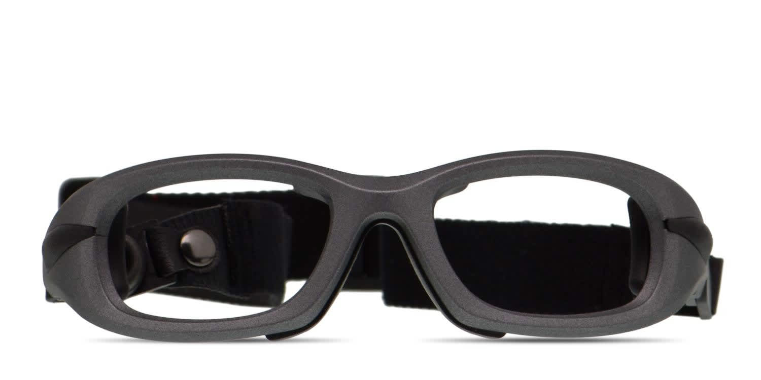 Progear EG-M1021 Gray/Black Eyeglasses | Includes FREE Rx Lenses