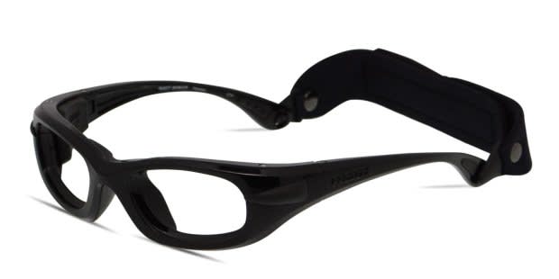 新品　こども　スポーツ用　プロギア EG-S1010 c5 Progear EG-S1010 Kids Shiny Black Eyeglasses | Includes FREE Rx Lenses