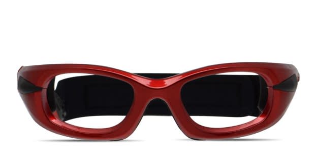 Progear EG-S1010 Kids Red Eyeglasses | Includes FREE Rx Lenses