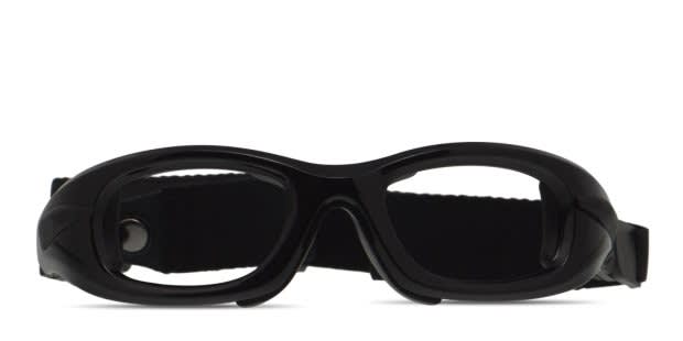 Progear EG-S1011 Kids Shiny Black Eyeglasses | Includes FREE Rx Lenses