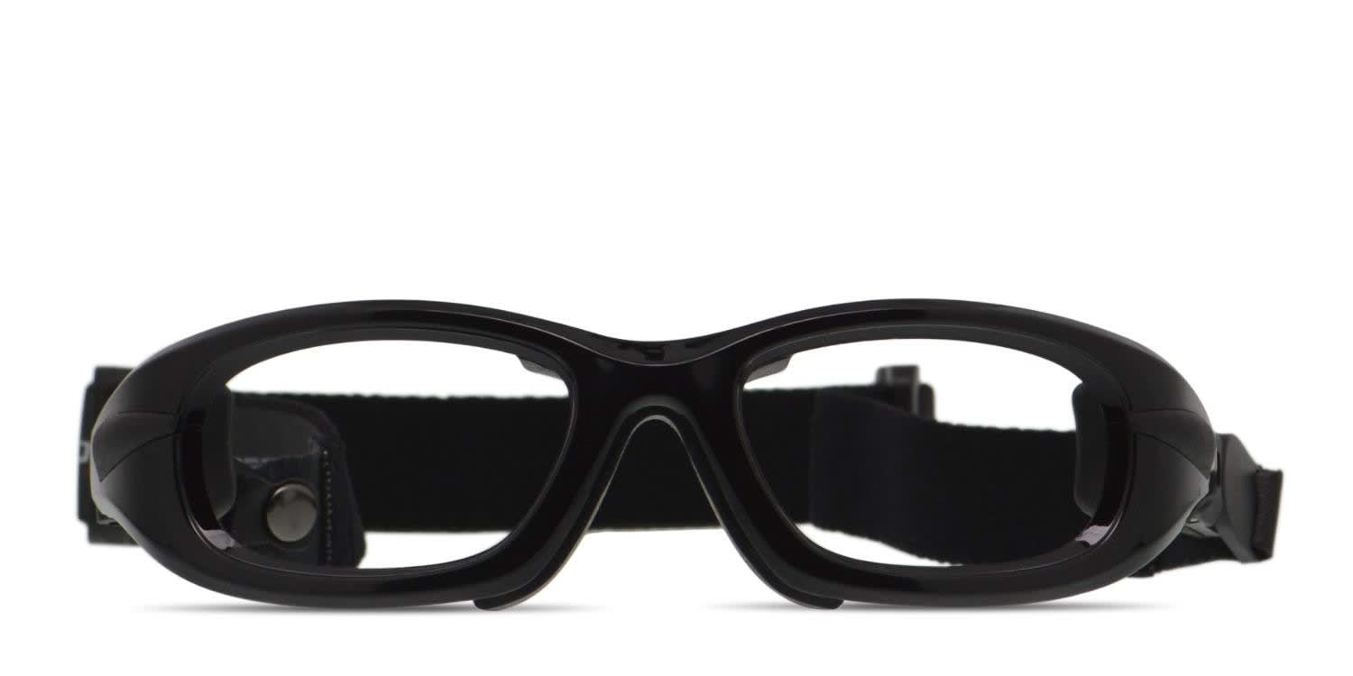 Progear EG-XL1041 Shiny Black Eyeglasses | Includes FREE Rx Lenses