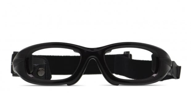 Progear EG-XL1041 Shiny Black Eyeglasses Includes FREE Rx Lenses