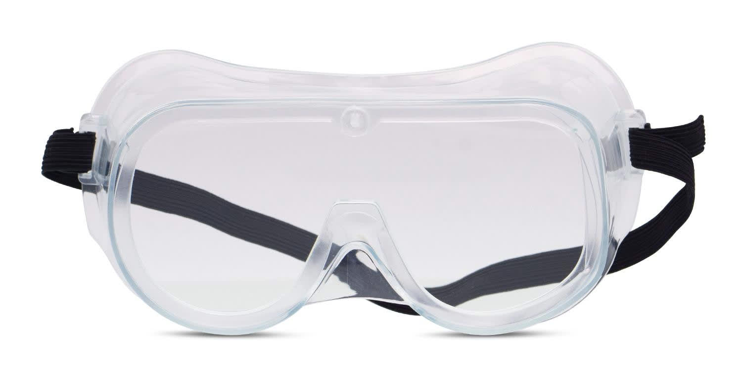 Eye Shield Protective Glasses Clear glasses - Clear - Frontal View