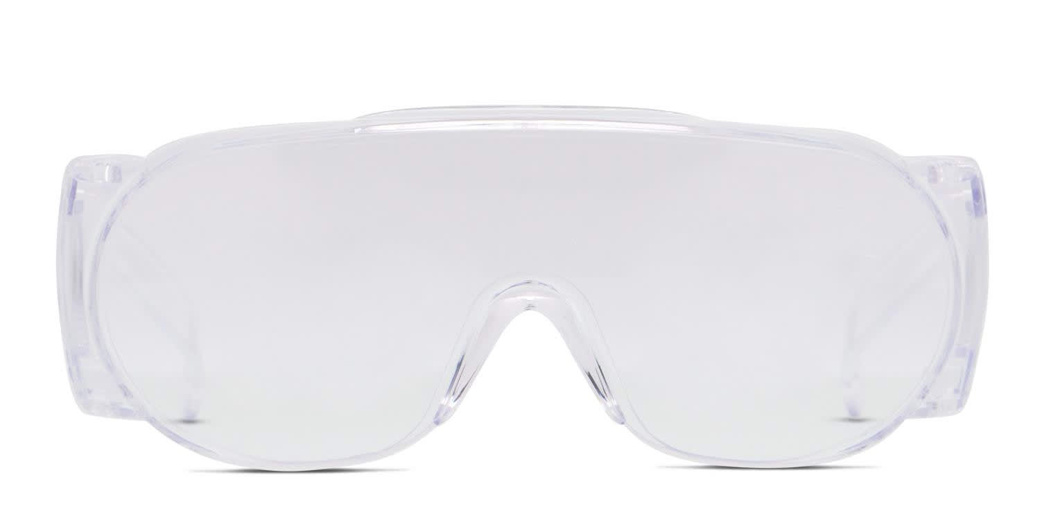 Harm Block Anti-Fog Protective Glasses Clear, Purple glasses - Clear / Purple - Frontal View