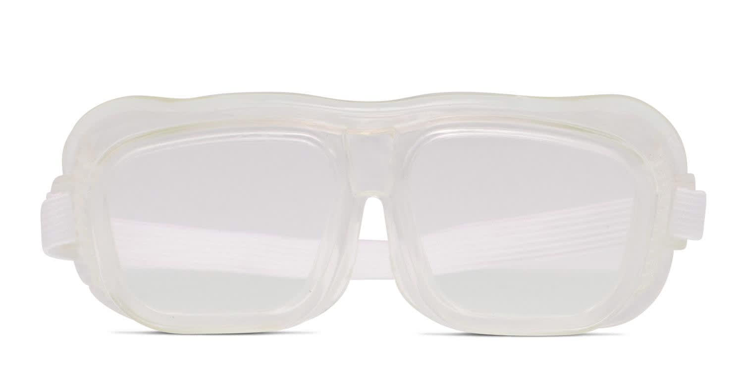 Eye Barrier Protective Goggles Clear, Purple glasses - Clear / Purple - Frontal View