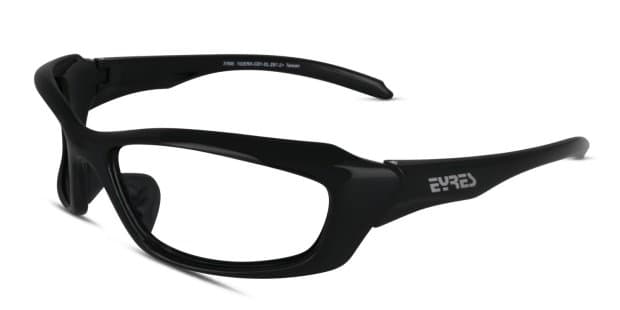 Eyres 702E Razor Evo Black Eyeglasses | Includes FREE Rx Lenses