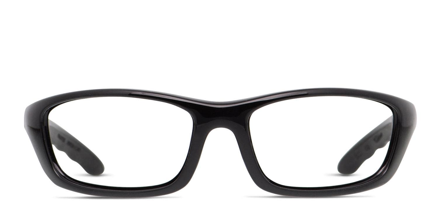 Wiley X P-17 Shiny Black glasses - Shiny Black - Frontal View