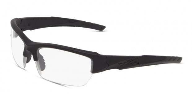 Wiley X Valor Black Non Rx able Eyeglasses Includes FREE Rx Lenses