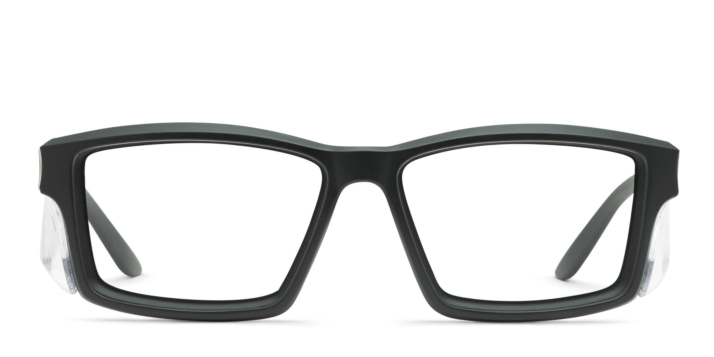 Eyres Linear Matte Black glasses - Matte Black - Frontal View
