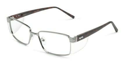 Eyres Classique Gunmetal glasses - Gunmetal - Angle View