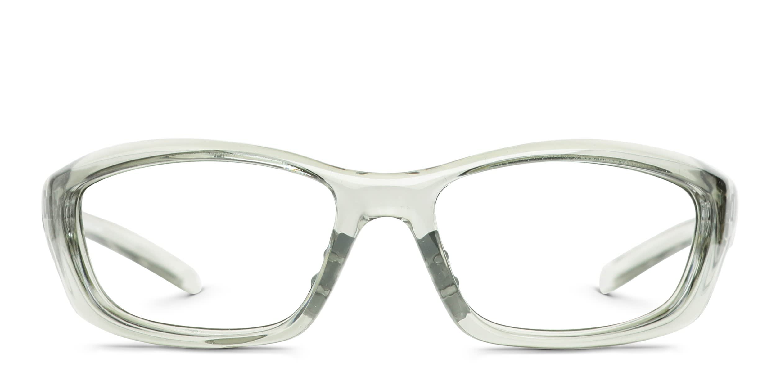 Eyres 702E Razor Clear, Gray Prescription Eyeglasses