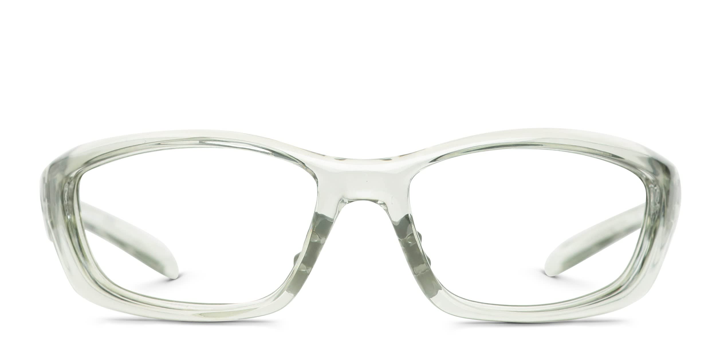 Eyres Razor Clear, Gray Prescription Eyeglasses