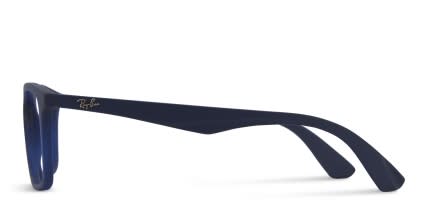 Ray-Ban 7047 Blue glasses - Blue - Side View