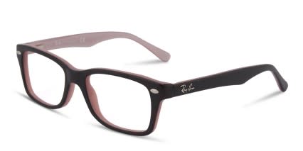 Ray-Ban RY1531 Kids Black, Pink glasses - Black / Pink - Angle View