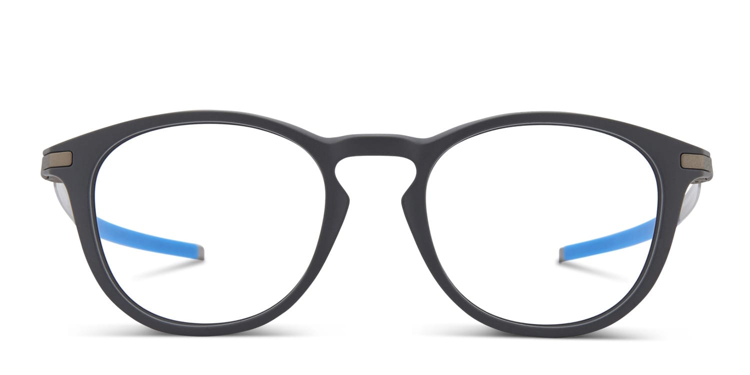 Oakley Pitchman R Gray w/Blue NA glasses - Brown - Frontal View
