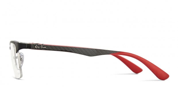 Ray Ban RB8411 Black w Red