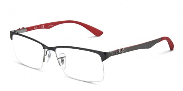 Ray Ban RB8411 Black w Red