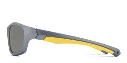 Sparks Gray Kids glasses - Gray - Side View