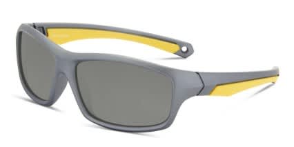 Sparks Gray Kids glasses - Gray - Angle View