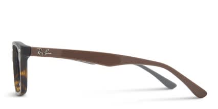 Ray-Ban RX5228 Tortoise, Brown glasses - Tortoise / Brown - Side View