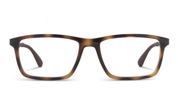 Ray Ban RX7056 Tortoise Brown Prescription Eyeglasses