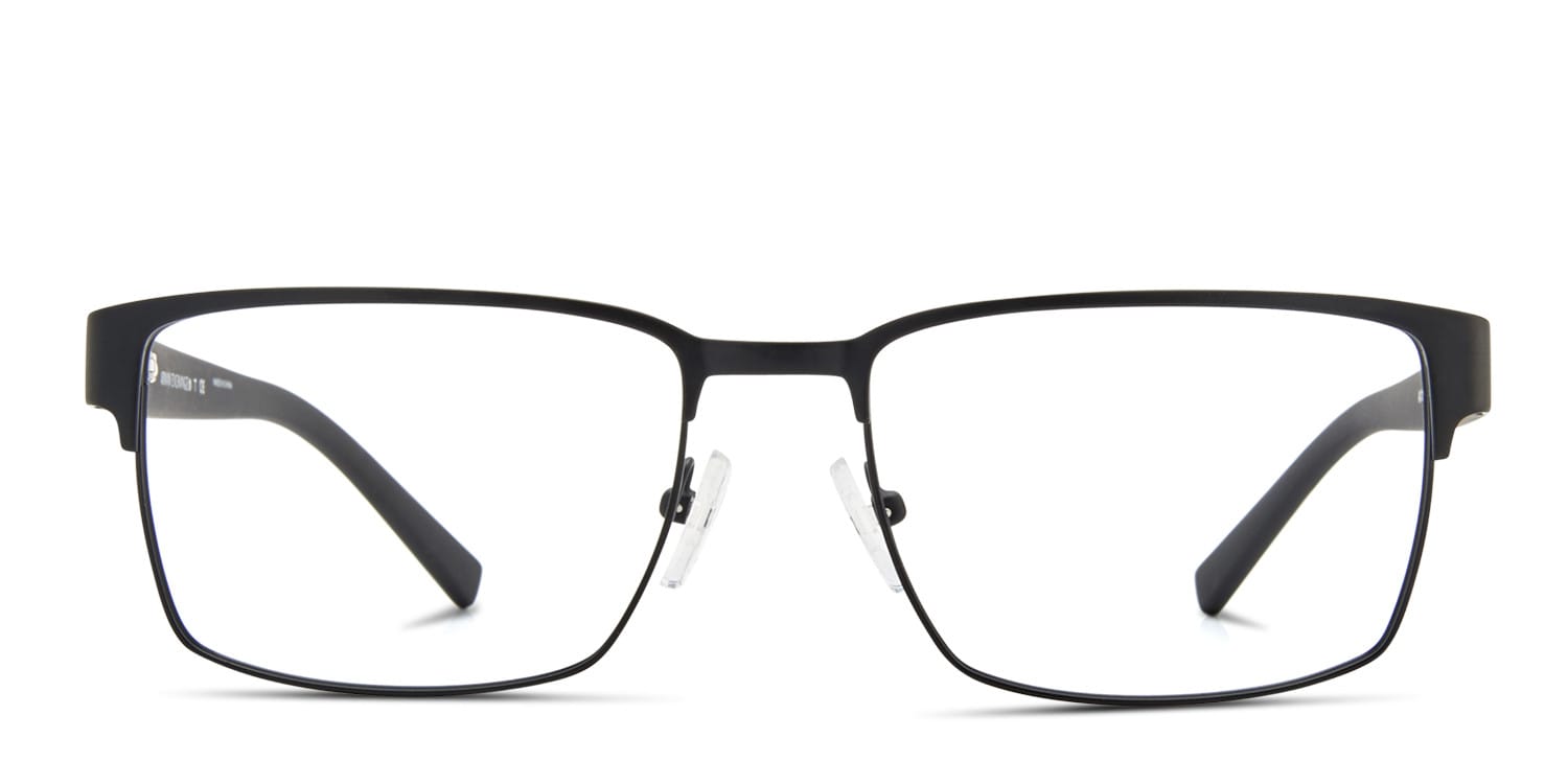 Armani Exchange AX1019 Black glasses - Black - Frontal View