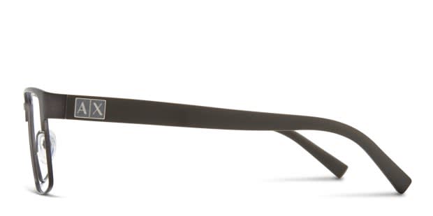 Armani Exchange AX1019 Gunmetal w/Brown Eyeglasses | Includes FREE