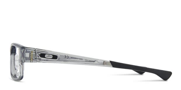 Oakley OX8046 Airdrop Gray/Clear Eyeglasses | Includes FREE Rx Lenses