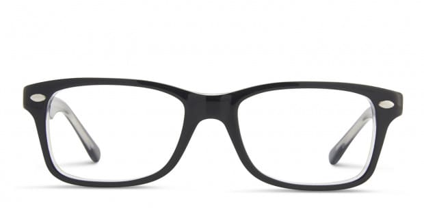 Ray Ban RY1531 Kids Black Clear Eyeglasses Includes FREE Rx Lenses
