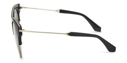 Sandro SD6002F Black glasses - Black / Green - Side View