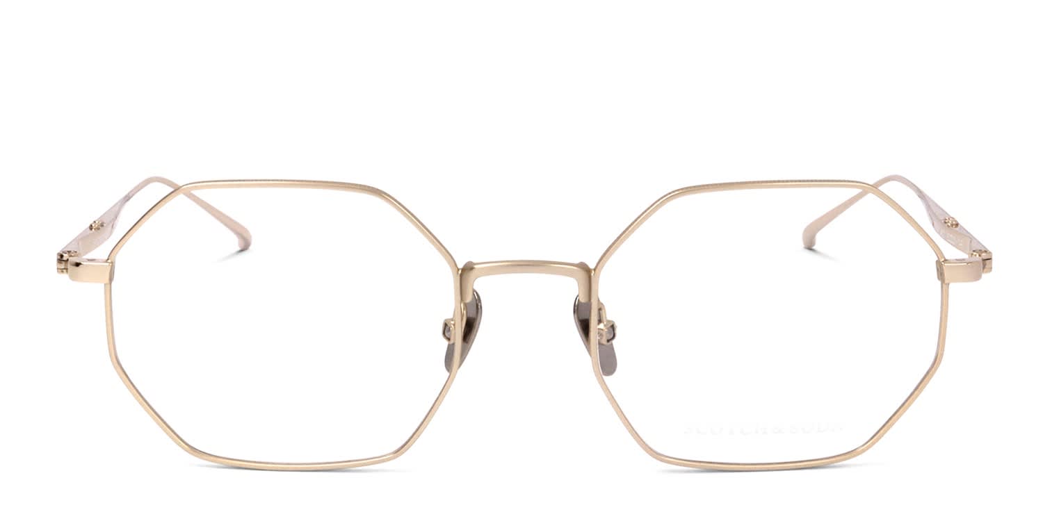 Scotch & Soda SS2004 Carnaby Gold glasses - Gold - Frontal View