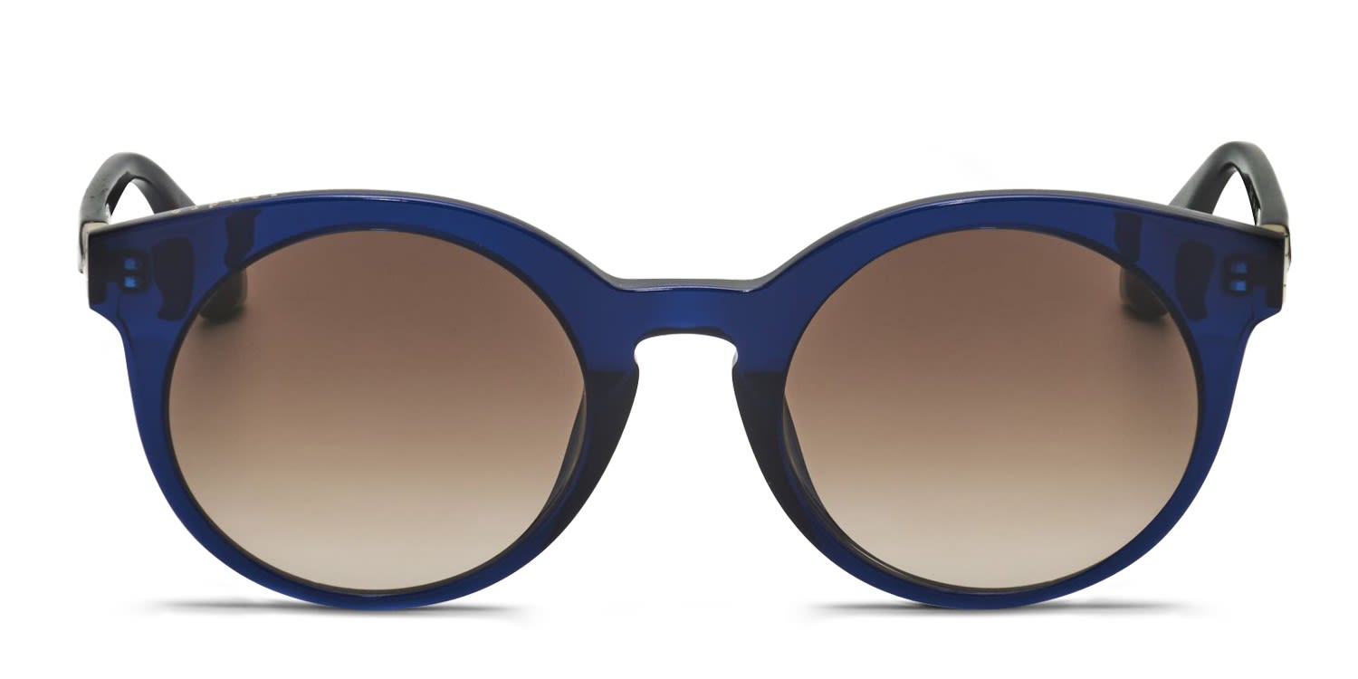 Sandro SD6017 Blue glasses - Blue / Brown - Frontal View