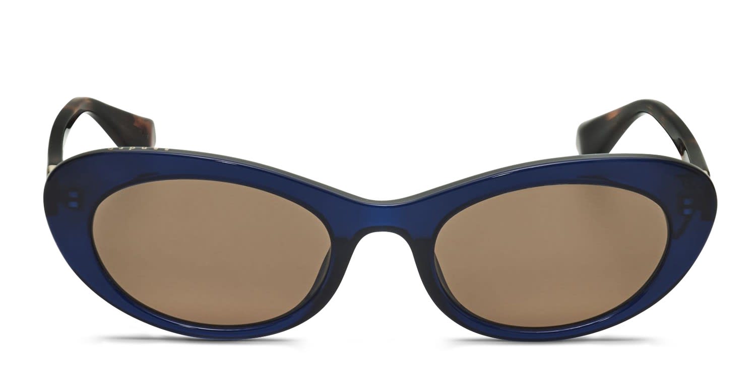 Sandro SD6019 Blue glasses - Blue / Brown - Frontal View