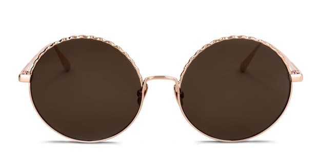 Sandro SD8012 pink , gold frame with brown lenses. Lenses  display picture 1