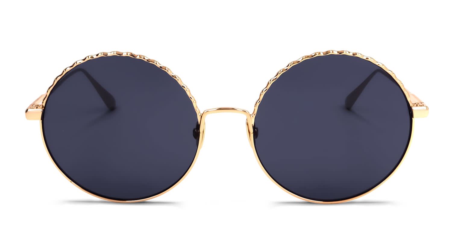 Sandro SD8012 Gold glasses - Gold / Blue - Frontal View