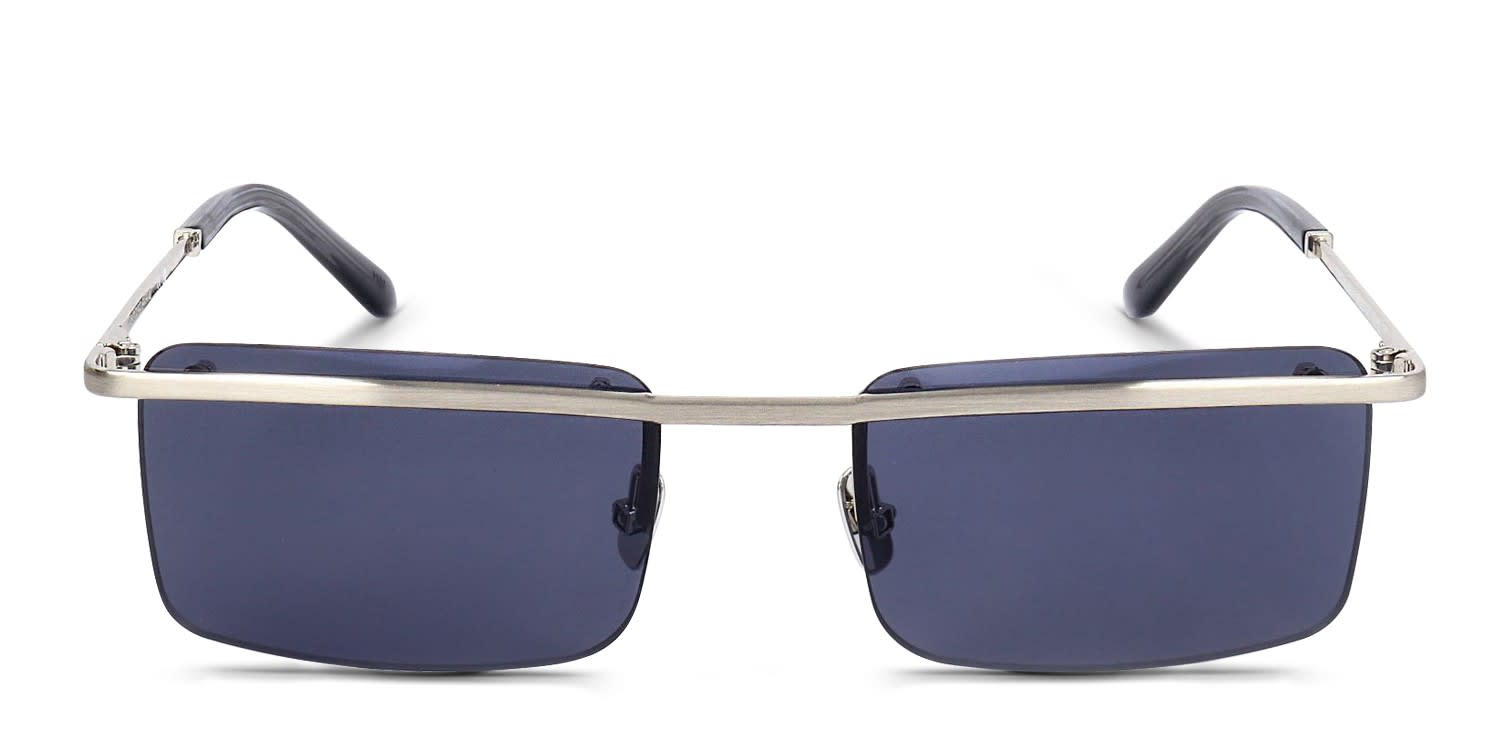 Sandro SD7017 Silver glasses - Silver / Blue - Frontal View