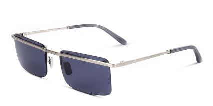 Sandro SD7017 Silver glasses - Silver / Blue - Angle View