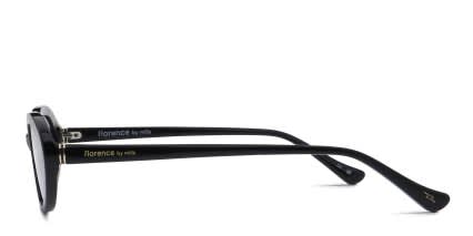 Florence by Mills 5005 Shiny Black glasses - Shiny Black - Side View