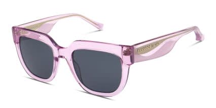 Florence by Mills 5003 Pink, Clear glasses - Pink / Clear - Angle View