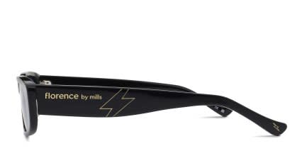 Florence by Mills 5015 Shiny Black glasses - Shiny Black - Side View