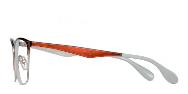 Ray Ban 6345 Red Prescription Eyeglasses