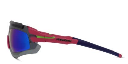 Progear Sprinter S-1284 Gray, Clear, Pink, Blue glasses - Gray / Clear / Pink / Blue - Side View