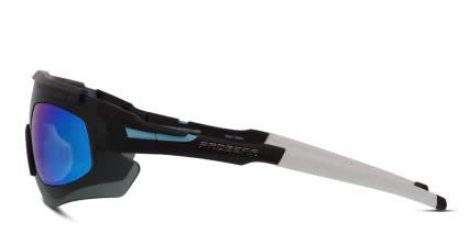 Progear Sprinter S-1284 Gray, Clear, Blue, White glasses - Gray / Clear / Blue / White - Side View