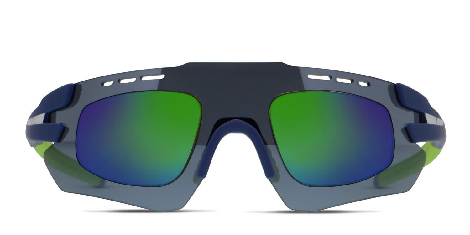 Progear Sprinter S-1284 Gray, Clear, Blue, Green glasses - Gray / Clear / Blue / Green - Frontal View