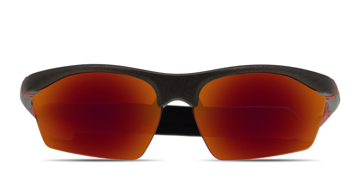 Progear Dash 2 S-1282 Gray, Red glasses - Gray / Red - Frontal View